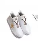 versace chaussure 1969  homme zipper leather white